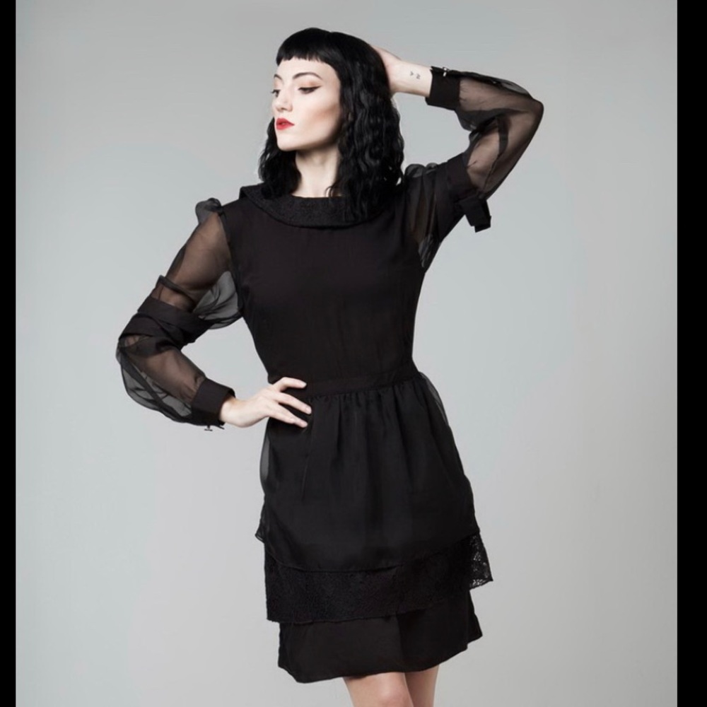 Disturbia Sceptic Gossimer Gothic Dress